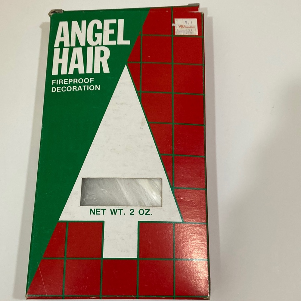 Vintage Christmas Tree Angel Hair Rauch Industries Box NIB